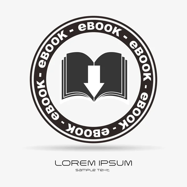 E-boek conceptontwerp — Stockvector