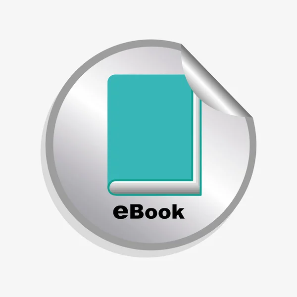 E-boek conceptontwerp — Stockvector