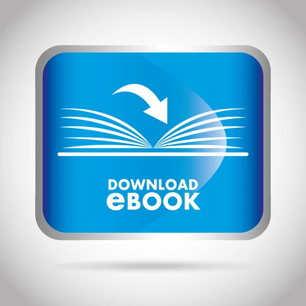 Σχεδιασμός concept E-βιβλίο — Διανυσματικό Αρχείο