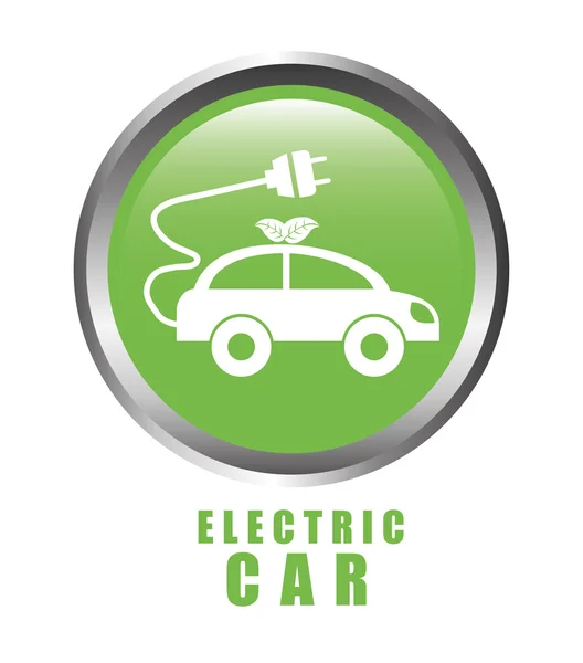 Elektrikli araba tasarımı — Stok Vektör