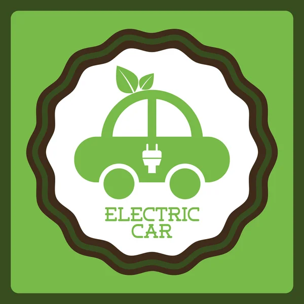 Ontwerp elektrische auto 's — Stockvector