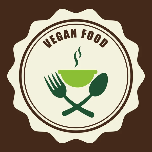 Design alimentar vegan — Vector de stoc