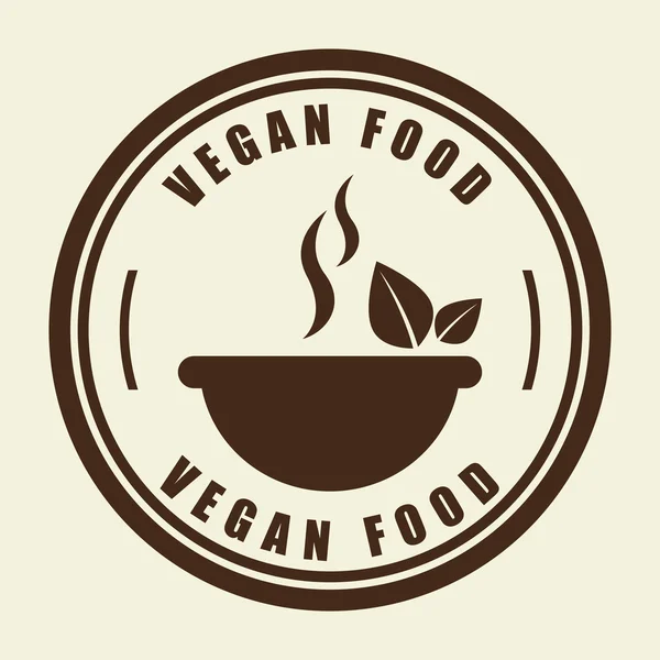 Design de alimentos vegan — Vetor de Stock