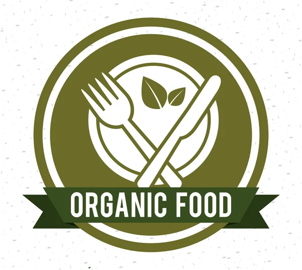 Organic food design — Stock Vector