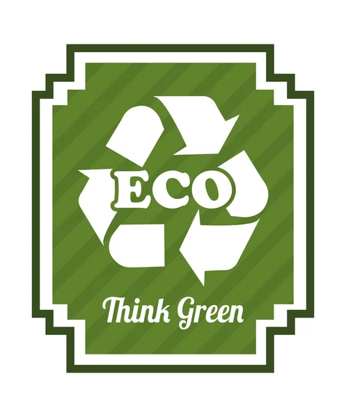 Design respectueux de l'environnement — Image vectorielle