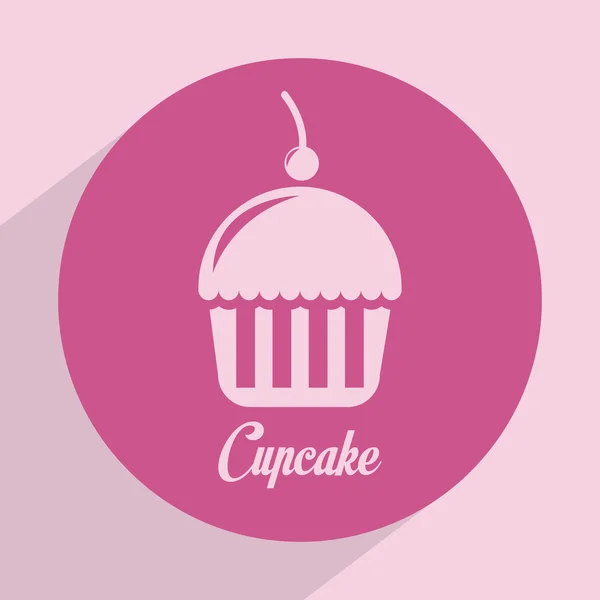 Diseño de postre dulce — Vector de stock