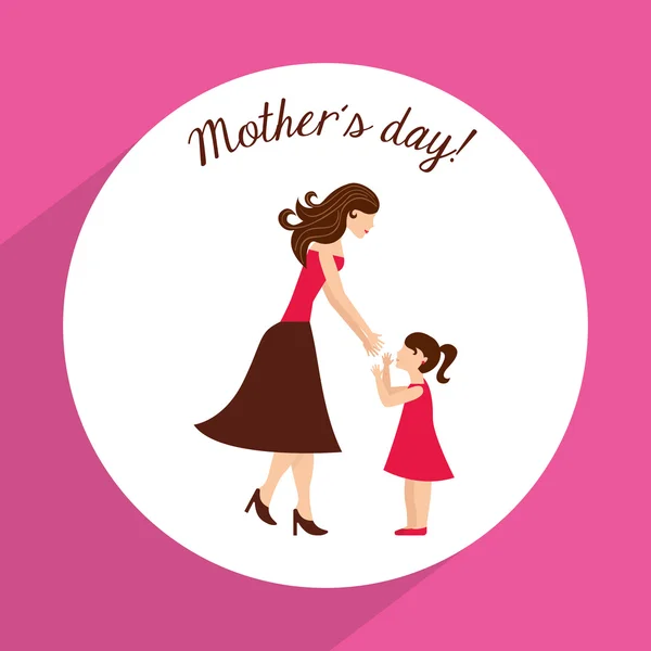 Mothers day design — Stock Vector