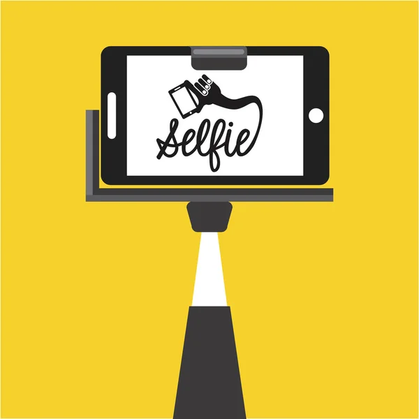 Foto selfie — Vector de stock