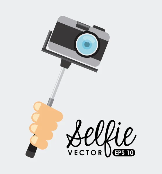 Foto selfie — Stockový vektor