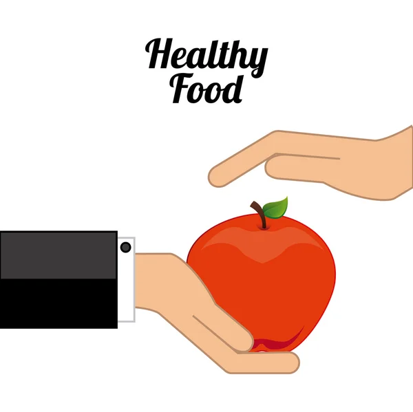 Frutos saudáveis — Vetor de Stock
