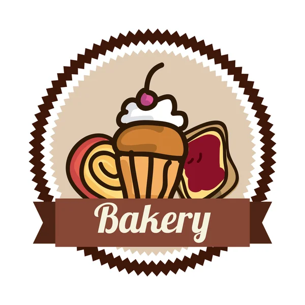 Bakkerij winkel — Stockvector