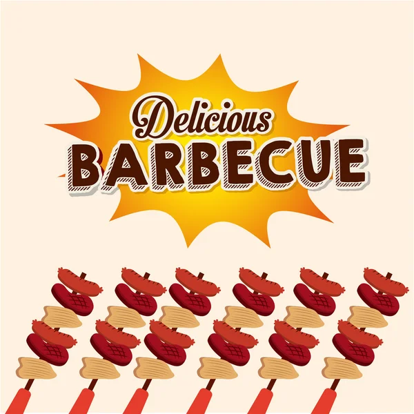 Barbacoa — Vector de stock