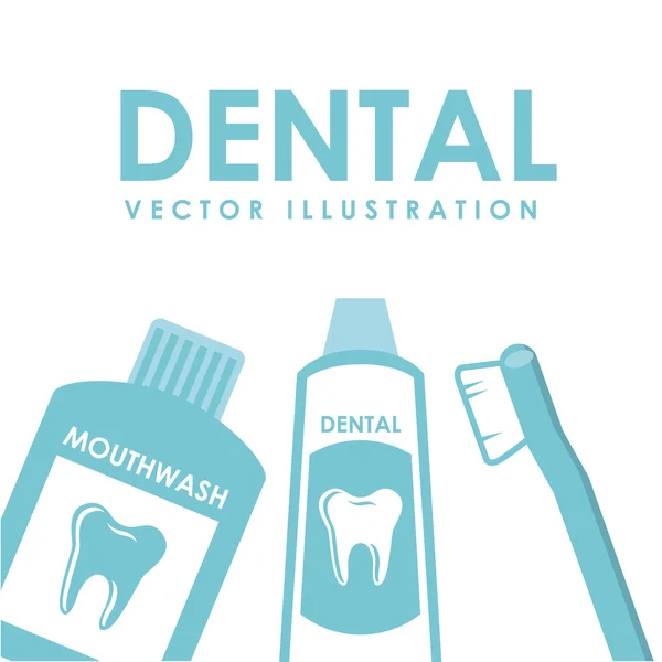 Cuidado dental — Vector de stock