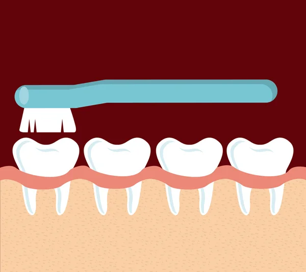 Cuidados dentários — Vetor de Stock