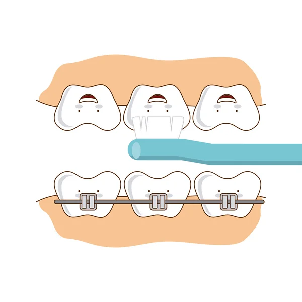 Cuidados dentários —  Vetores de Stock