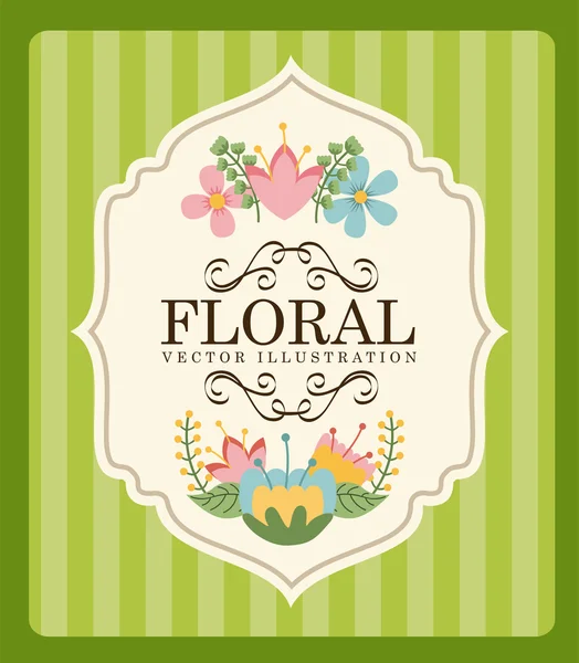 Floral background — Stock Vector