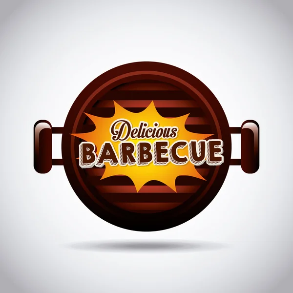 Barbecue jídlo — Stockový vektor