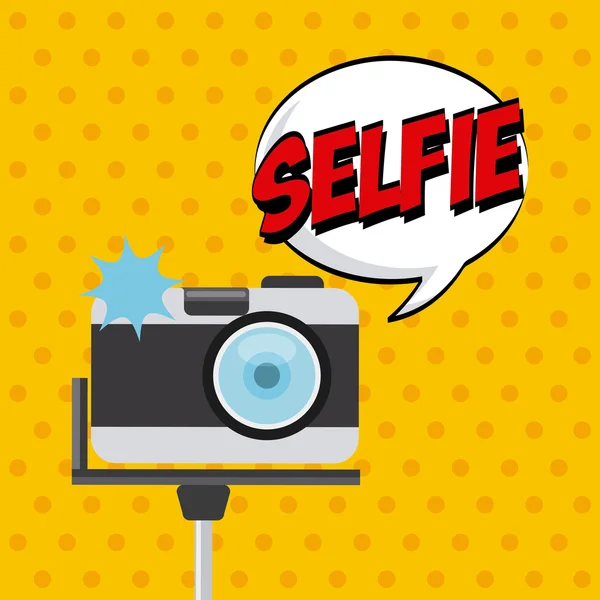 Selfie-Design — Stockvektor