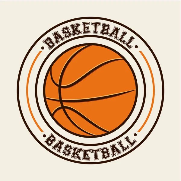 Basketball sport — Stock Vector