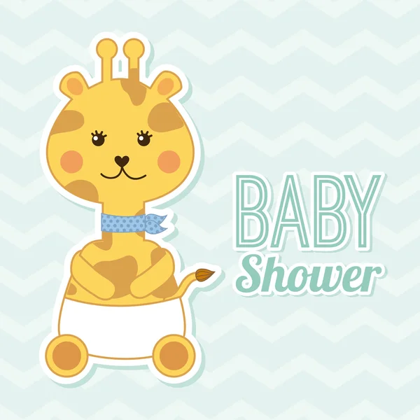 Baby shower — Stock Vector