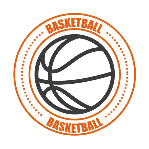 Basketbal sport — Stockový vektor