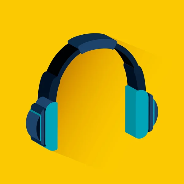 Τα ακουστικά εικονίδιο — Διανυσματικό Αρχείο