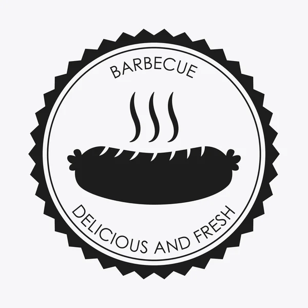 Délicieux barbecue — Image vectorielle