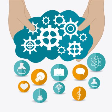 Fikir tasarım, vektör çizim.