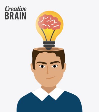 Fikir tasarım, vektör çizim.