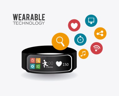 Teknoloji tasarım, vektör çizim.