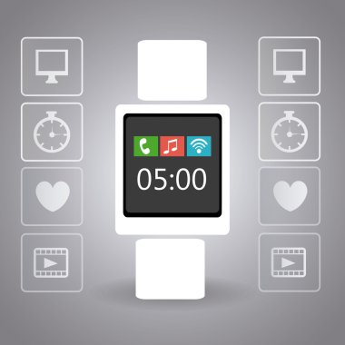 Teknoloji tasarım, vektör çizim.