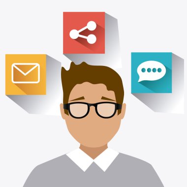 Teknoloji tasarım, vektör çizim.