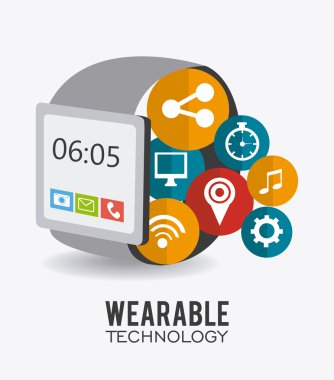 Teknoloji tasarım, vektör çizim.