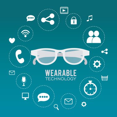 Teknoloji tasarım, vektör çizim.