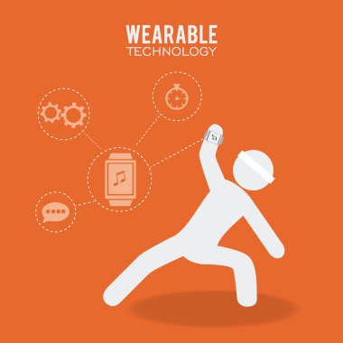 Teknoloji tasarım, vektör çizim.