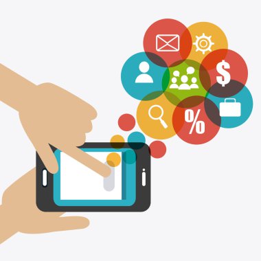 Pazarlama tasarım, vektör çizim.