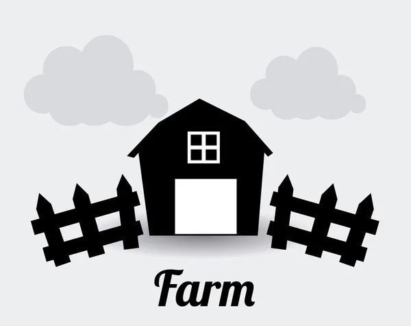 Дизайн фермы, векторная иллюстрация . — стоковый вектор