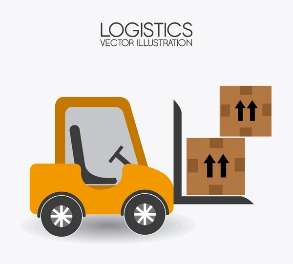 Delivery design, vector illustration. — Stock Vector