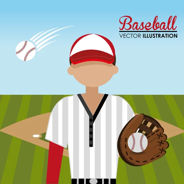 Sport ontwerp, vectorillustratie. — Stockvector