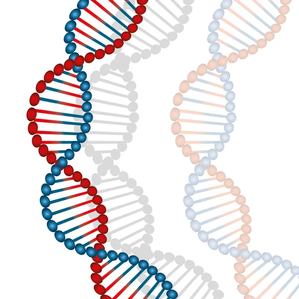 DNA tasarım, vektör çizim. — Stok Vektör