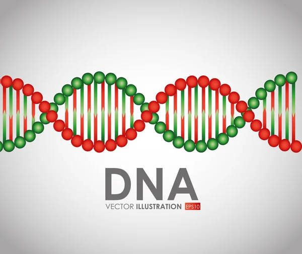 Дизайн ДНК, Векторні ілюстрації . — стоковий вектор