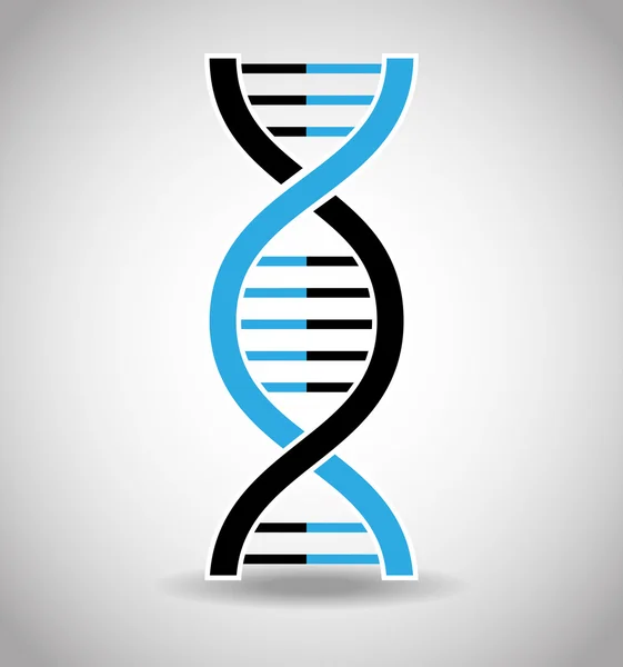 Desenho de DNA, ilustração vetorial . —  Vetores de Stock