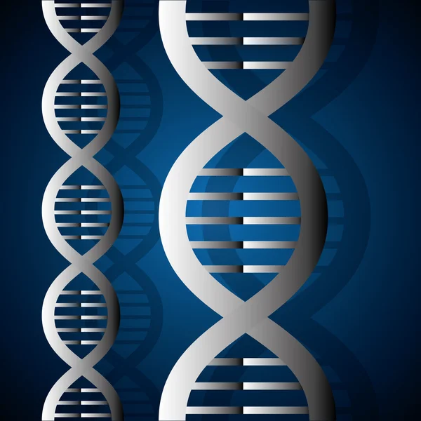 DNA tasarım, vektör çizim. — Stok Vektör