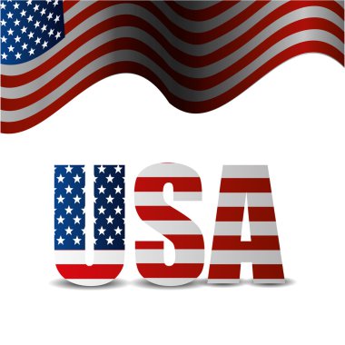 ABD tasarım, vektör çizim.