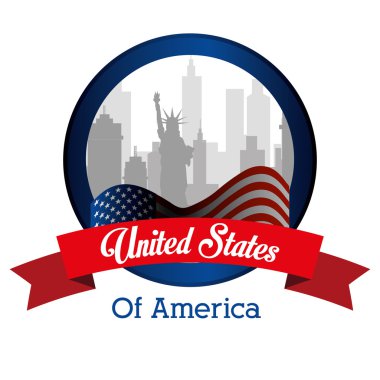 ABD tasarım, vektör çizim.