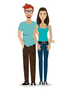 insanlar tasarım, vektör çizim.