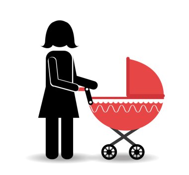 Aile tasarım, vektör çizim.