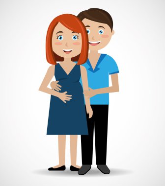 Aile tasarım, vektör çizim.