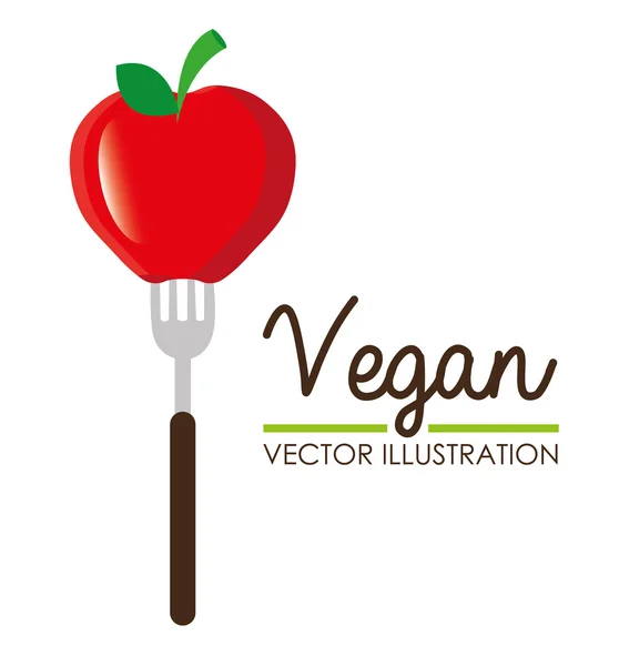 Diseño de alimentos, ilustración vectorial . — Vector de stock