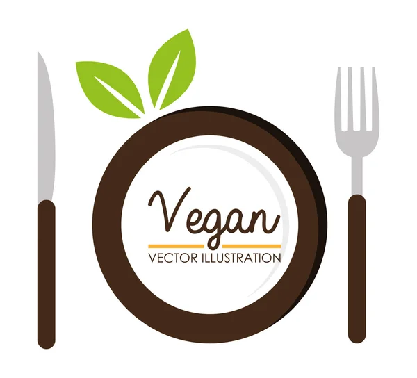 Élelmiszer-tervező, vektoros illusztráció. — Stock Vector